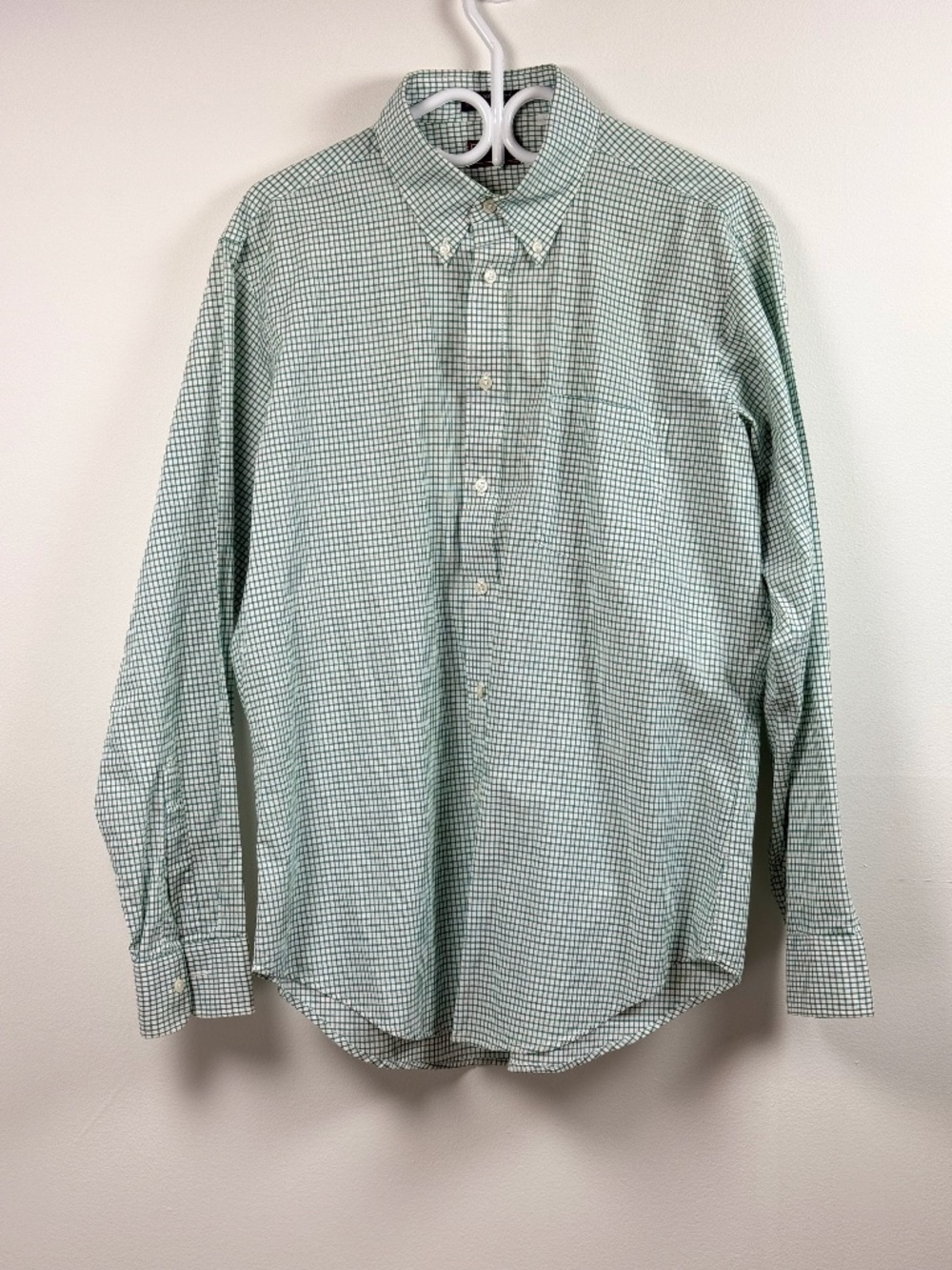 Hathaway Private Stock men casual button down shirt size Large made in usa